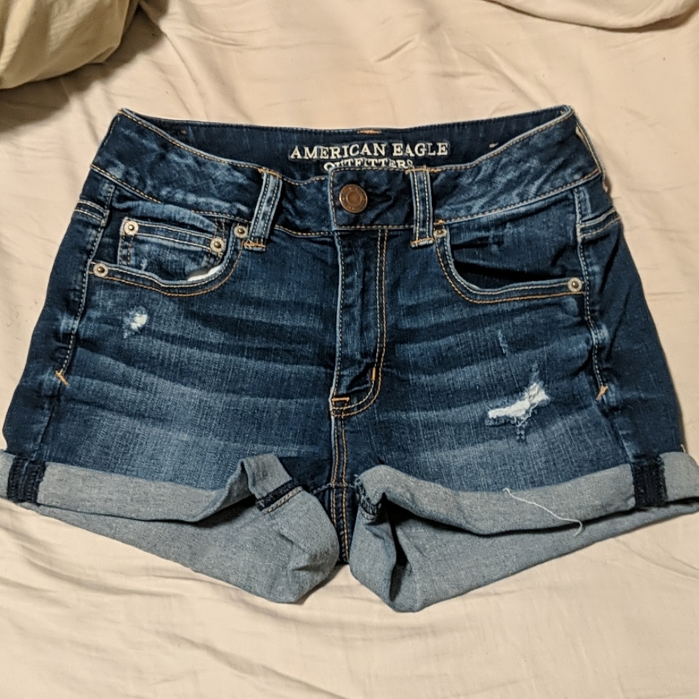 AE High Rise Shorts